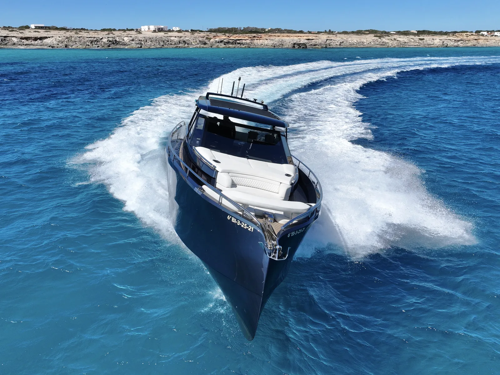 Steeler Bronson 50 · Celebrate Life — private charter Ibiza