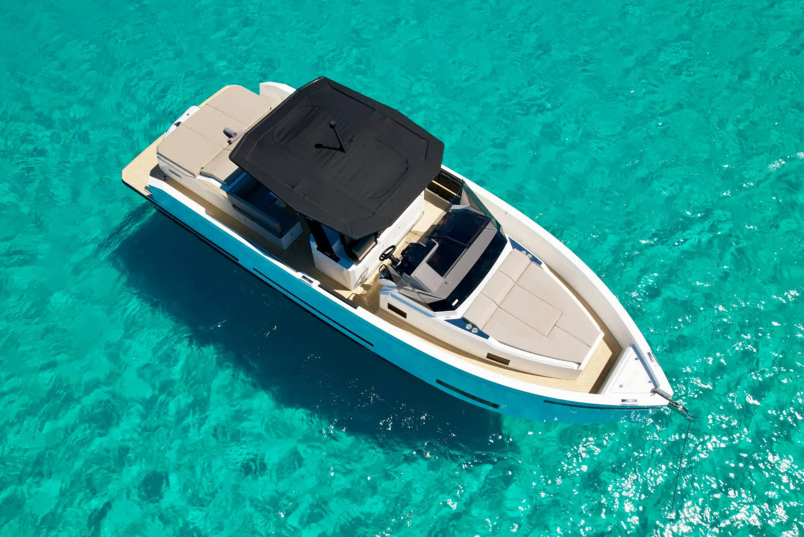 De Antonio D36 · Just Paradise — private charter Ibiza