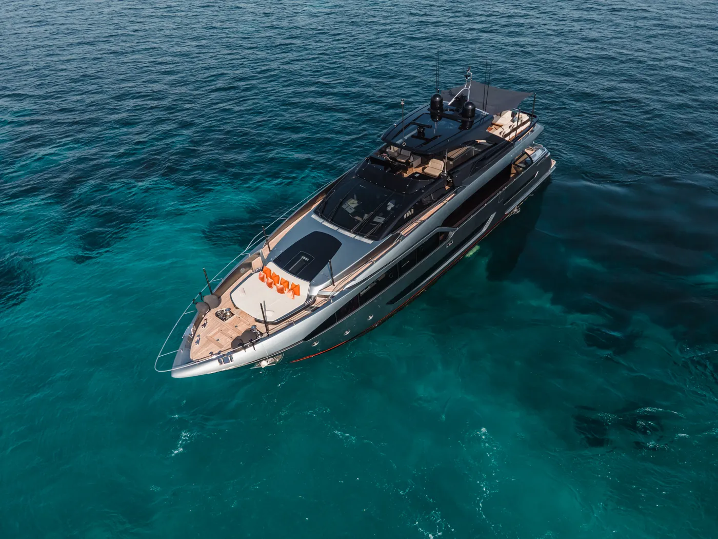 Riva Argo 90 · Ella — private charter Ibiza