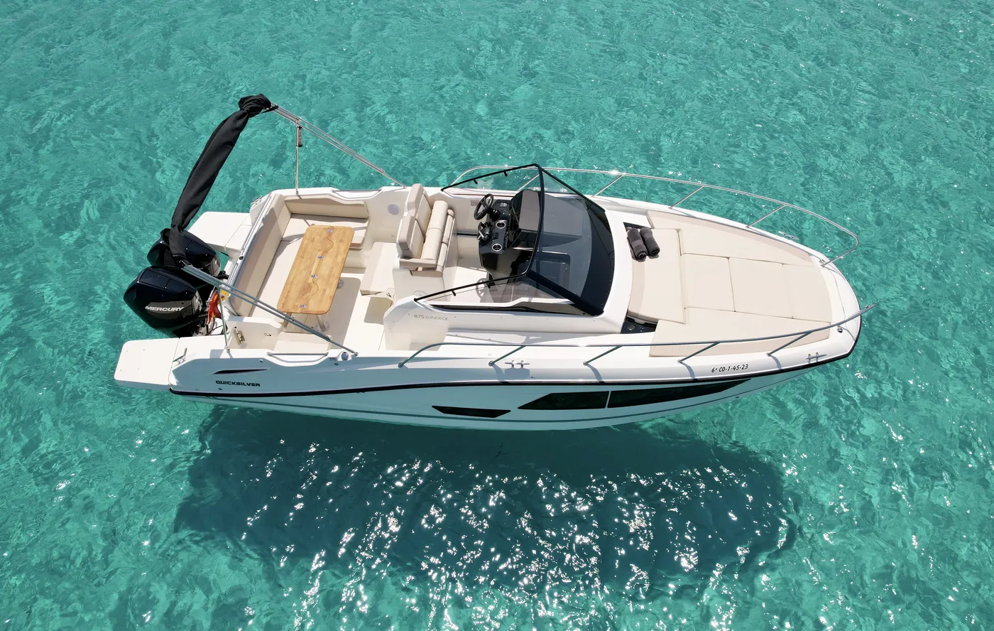 Quicksilver 875 · Luz, private charter Ibiza