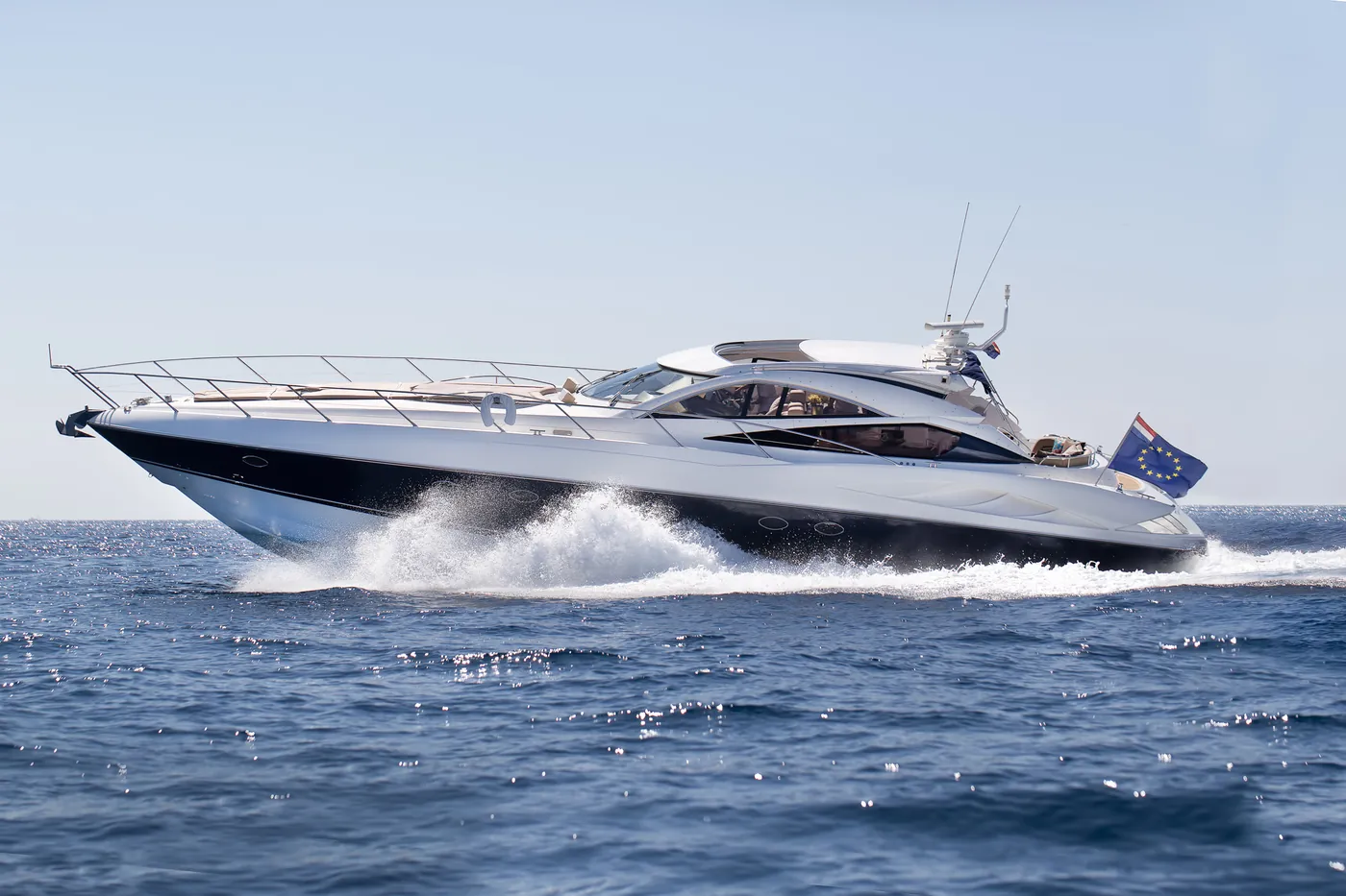 Sunseeker Predator 68 · Tranquility III — private charter Ibiza